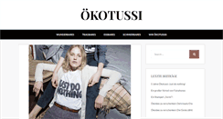 Desktop Screenshot of oekotussi.com