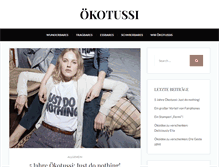 Tablet Screenshot of oekotussi.com